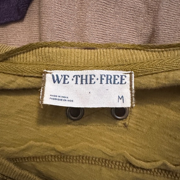 FREE PEOPLE WE THE FREE REDONE TEE KELP - SIZE M - Picture 4 of 7